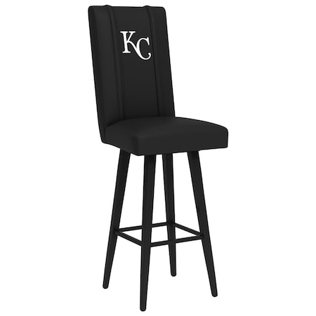Dreamseat Swivel Bar Stool 2000 with Kansas City Royals Secondary Logo XZ2000BSSBLK-PSMLB21021